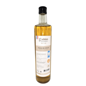 Bouteille d'huile de colza